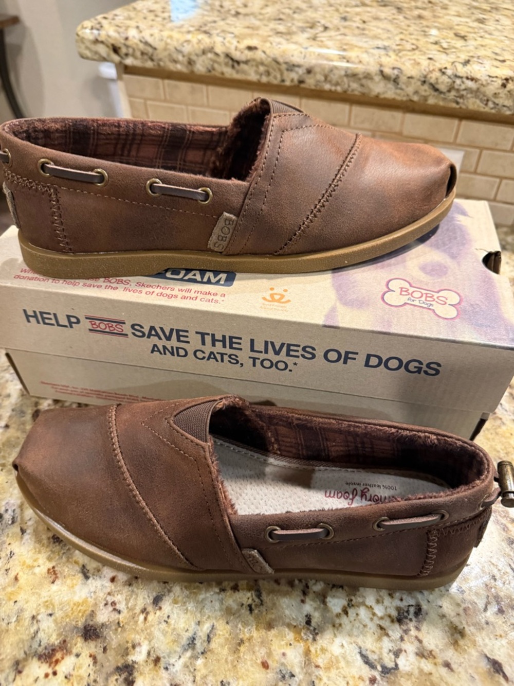 Skechers Women’s Brown Casual Slip-On Loafers